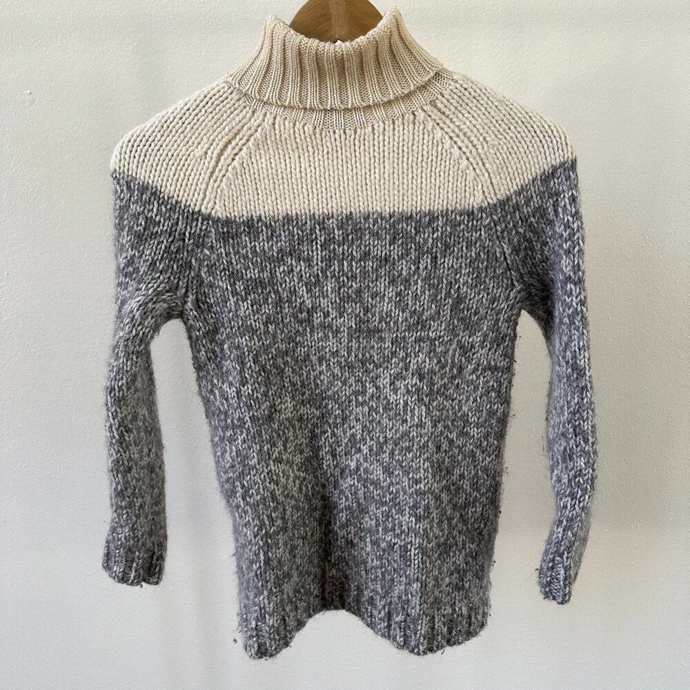 J.Crew Colorblock Wool Sweater